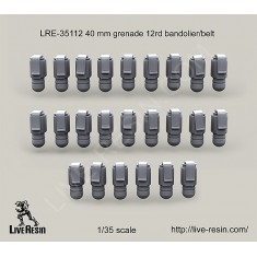 1/35 40mm Grenade 12rd Bandolier/Belt