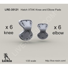 1/35 Hatch XTAK Knee & Elbow Pads Set (6 x Knee Hatches+6 x Elbow Pads) 