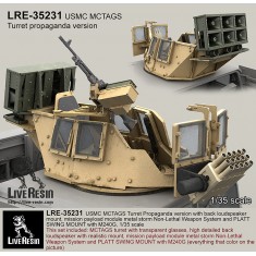 1/35 USMC MCTAGS Turret Propaganda(Back Loudspeaker Mount+Weapon System+Platt Swing Mount)