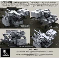1/35 FLW 200 Eernbedienbare Waffenstation w/GMG 40mm H&K Grenade Launcher on Low Turret