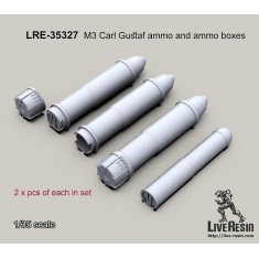 1/35 Carl Gustaf Ammo and Ammo Boxes (2pcs of each)