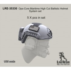 1/35 Ops-Core Maritime High Cut Ballistic Helmet System set (5pcs)