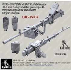 1/35 6P11-17 NSV-VT 12.7mm Calibre Heavy Machine Gun w/Top Cover & Electric Trigger
