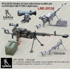 1/35 6P60 KORD 12.7mm Calibre Heavy Machine Gun on 6T19 Bipod w/1PN93-4 Night Scope