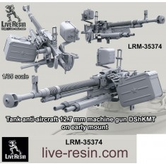 1/35 Tank Anti-Aircraft 12.7mm Machine Gun DSHKMT on Early Mount