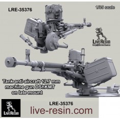 1/35 Tank Anti-Aircraft 12.7mm Machine Gun DSHKMT on A Late Mount