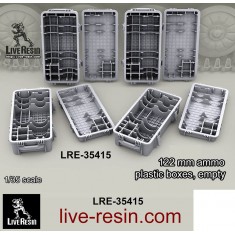 1/35 122mm Ammo Plastic Boxes, Empty