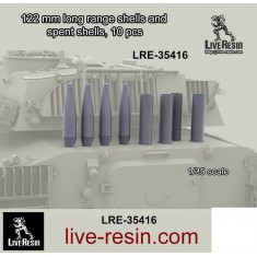 1/35 122mm Long Range Shells and Spent Shells (10pcs)