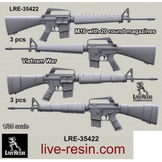 1/35 Vietnam War M16 with 20 Round Magazines