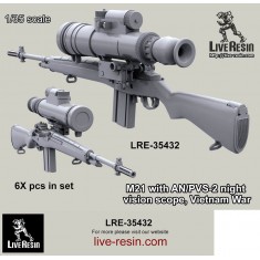 1/35 Vietnam War M21 with AN/PVS-2 Night Vision Scope