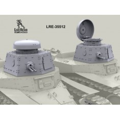 1/35 MS-1 Early Production Tank Turret with Twin Fedorov Machine Guns