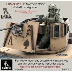 1/35 US MARSOC Marine Special Operations Batalion/Navy Seals GMV-M Turret Gunner #1
