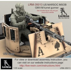 1/35 US MARSOC Marine Special Operations Batalion/Navy Seals GMV-M Turret Gunner #2