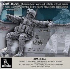 1/35 Russian Commander In Modern Infantry Combat Gear System Set 17. Reversible Camo Suit