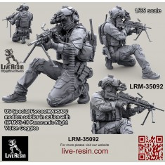 1/35 US Special Forces/MARSOC Soldier w/GPNVG-18 Panoramic Night Vision Goggles Figure #3