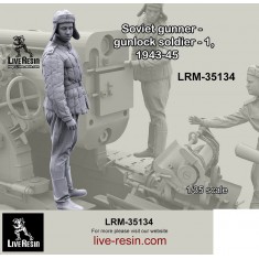 1/35 Soviet Gunner - Gunlock Soldier #1