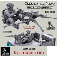 1/35 Modern Army Heavy Machine Gunner