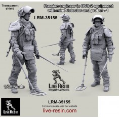 1/35 Russian Engineer In OVR-2 Eguipment with Mine Detector and Prober #1
