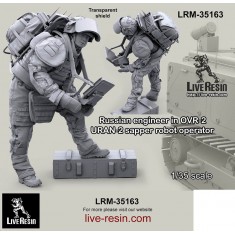 1/35 Russian Engineer In OVR-2 Uran-2 Sapper Robot Operator