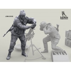 1/35 Russian Internal Troops - Mortar Crew Shooting #1 - Loader