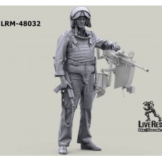 1/48 SSO Mi-24 Helicopter Door Gunner with Koed Helo Door Mount