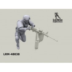 1/48 Soviet Helicopter Door Gunner, Knee Seating, Afghan War #7