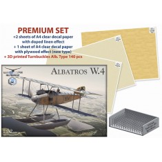 1/32 Albatros W.4 with Decals and Turnbuckles [Premium Set]