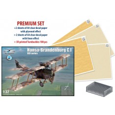 1/32 Hansa Brandenburg C.I 169 with Decals and Turnbuckles [Premium Set]
