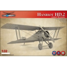 1/32 Hanriot HD.2 with Clerget 9B Engine (3D-printed kit)