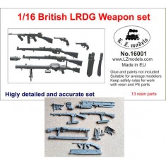 1/16 British LRDG Weapon set