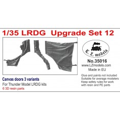 1/35 LRDG Upgrade set #12 - LRDG Ford Canvas Doors for Thunder Model