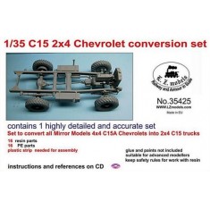 1/35 CMP C15 2x4 Chevrolet Conversion Set for Mirror Models #35101/35102/35104 kits