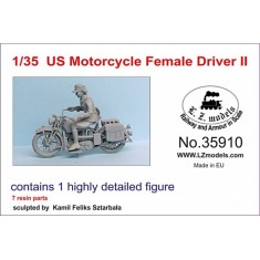 1/35 US Motorcycle Female Driver II (1 Figure)