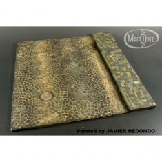 1/35 Paving Stone with Pavement (18.5x19cm)