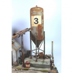 1/35 Silo w/Sanding Board (resin, height:20cm, diameter: 5cm)