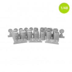 1/48 Plastic Drums for Chemicals