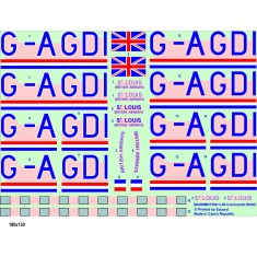 1/72 WWII British Commando Decals BOAC