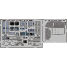 1/48 SAAB 91B/C/D Safir Interior Detail Set for Tarangus kit