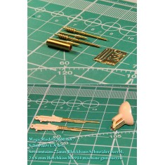1/35 Schneider CA set - 75mm Blockhaus Schneider Barrel & 8mm M1914 MG Barrel (2pcs)