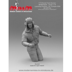 1/16 Soviet T-72 Gunner for Trumpeter kit #00924