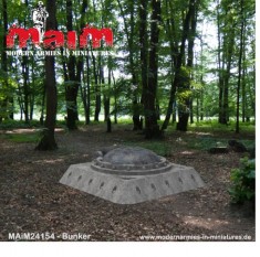 1/24, 1/35 Bunker w/Closed Hatch (80x80x26mm)