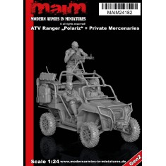 1/24 ATV Ranger (Polariz) Military Version + Private Mercenaries