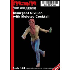1/24 Insurgent Civilian with Molotov Grenade