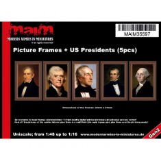 1/48 - 1/16 Picture Frames + US Presidents Paintings