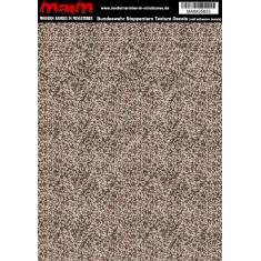 1/35 - 1/24 Bundeswehr Steppentarn Texture Decals (self adhesive, 24cm x 17cm)