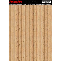 1/35 Wood Flooring Texture Decals (self adhesive, 24cm x 17cm)