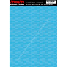 1/35 Pool Tiles Texture Decals (self adhesive, 24cm x 17cm)