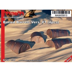 1/35 Buried Barrels #1 (4pcs)