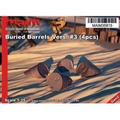 1/35 Buried Barrels #3 (4pcs)