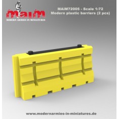 1/72 Modern Plastic Barriers (2pcs, Dimensions: 21mm x 11mm)